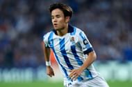 Real Sociedad striker Kubo in action in the La Liga